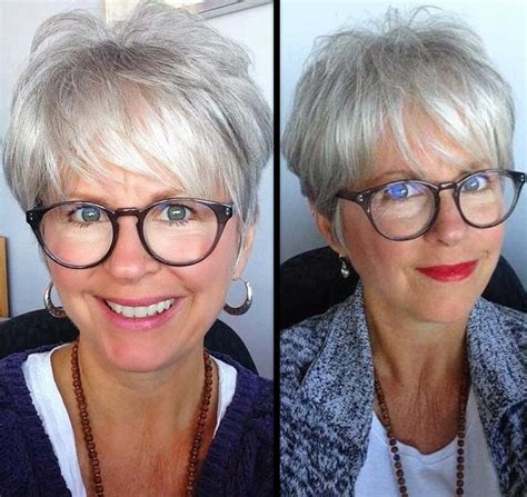 frisuren ab 50 mit brille